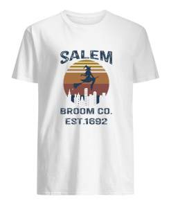 Witch Salem Broom Co Est 1692 Vintage T-shirt1