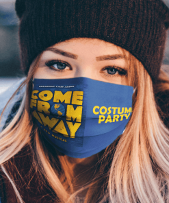 come from away costume party cloth face mask