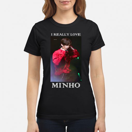 i really love MINHO shirt