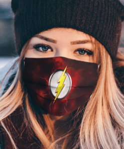 the flash logo Face Mask