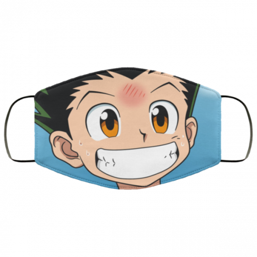 Gon Freecss face mask Reusable, washable