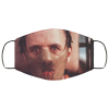 Hannibal Lecter face mask Reusable, washable