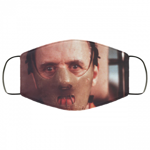 Hannibal Lecter face mask Reusable, washable