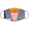 Ichigo Kurosaki face mask Reusable, washable