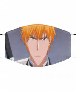 Ichigo Kurosaki face mask Reusable, washable