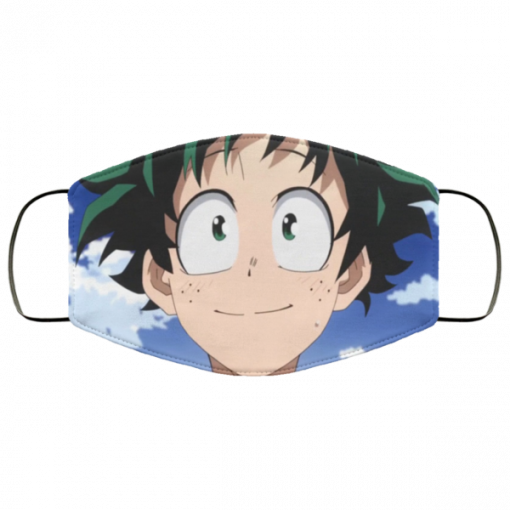 Izuku (Deku) Midoriya face mask Reusable, washable