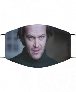 Jack Torrance face mask Reusable, washable