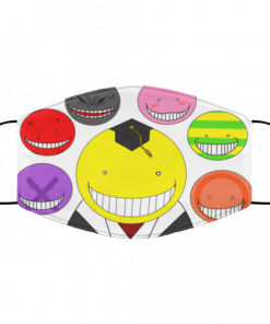 Koro-sensei face mask Reusable, washable