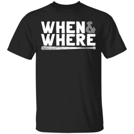 MLBPA When and Where Shirt, long sleeve, hoodie