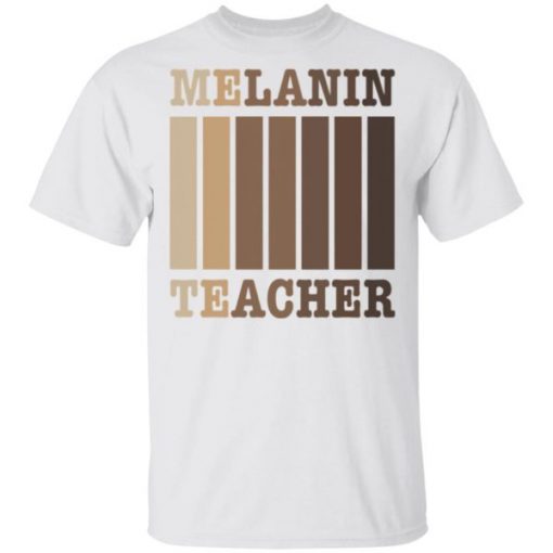 Melanin teacher shirt, long sleeve, hoodie