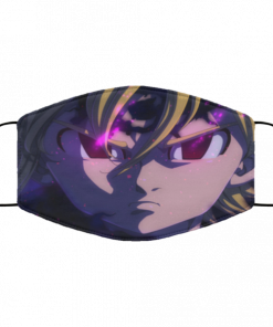 Meliodas face mask Reusable, washable