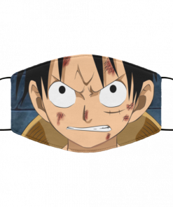 Monkey D. Luffy face mask Reusable, washable