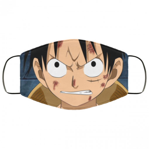 Monkey D. Luffy face mask Reusable, washable