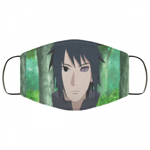 Sasuke Uchiha face mask Reusable, washable