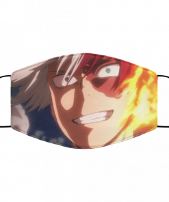 Todoroki Shoto face mask Reusable, washable