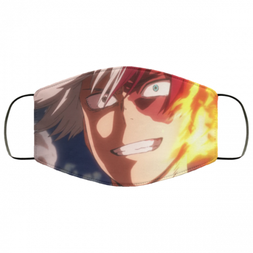 Todoroki Shoto face mask Reusable, washable