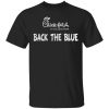 chick fil a at college park back the blue shirt