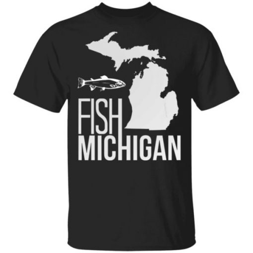 fish michigan shirt, long sleeve, hoodie