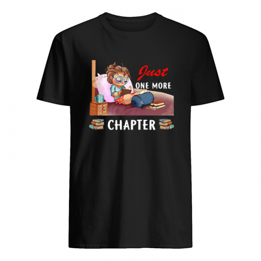 just one more chapter girl reading book shirt1