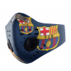 Barcelona FACE MASK SPORT WITH FILTERS CARBON PM 2.5