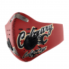 CALGARY FLAMES ICE HOCKEY FACE MASK SPORT WITH FILTERS CARBON PM 2.5