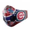 CHICAGO CUBS FACE MASK SPORT WITH FILTERS CARBON PM 2.5