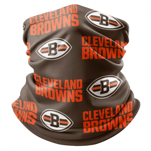 CLEVELAND BROWNS FOOTBALL NECK GAITER