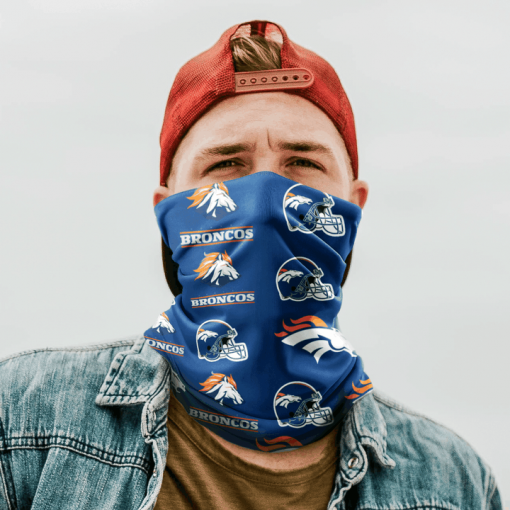 DENVER BRONCOS FOOTBALL NECK GAITER