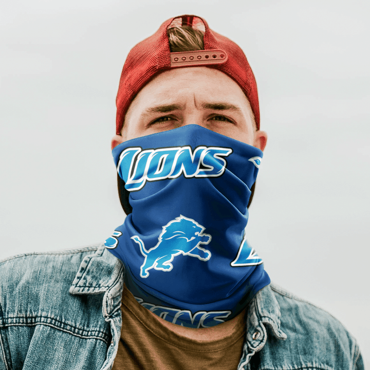 Adult New Era Detroit Lions Face Mask