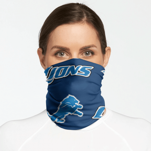 DETROIT LIONS FOOTBALL NECK GAITER