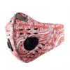 DETROIT RED WINGS ICE HOCKEY FACE MASK SPORT WITH FILTERS CARBON PM 2.5