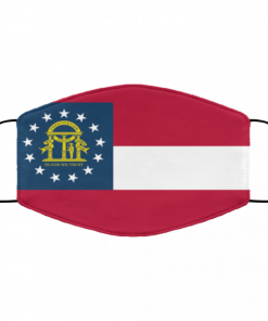 Flag of Georgia state face mask