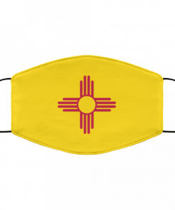 Flag of New Mexico state face mask Washable, Reusable