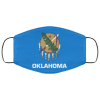 Flag of Oklahoma state face mask Washable, Reusable