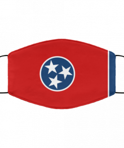 Flag of Tennessee state face mask Washable, Reusable