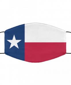 Flag of Texas state face mask Washable, Reusable