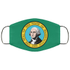 Flag of Washington state face mask Washable, Reusable