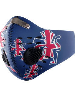 GREAT BRITAIN ICE HOCKEY FACE MASK SPORT WITH FILTERS CARBON PM 2.5