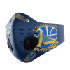 Golden State Warriors FACE MASK SPORT WITH FILTERS CARBON PM 2.5