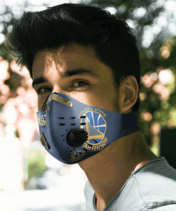 Golden State Warriors FACE MASK SPORT WITH FILTERS CARBON PM 2.5