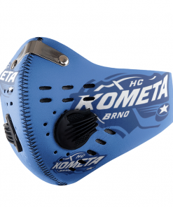 HC KOMETA BRNO ICE HOCKEY FACE MASK SPORT WITH FILTERS CARBON PM 2.5