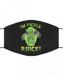 I’m pickle rick face mask Washable, Reusable