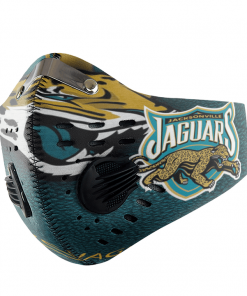 Jacksonville Jaguars FACE MASK SPORT WITH FILTERS CARBON PM 2.5