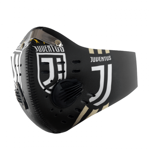 Juventus FACE MASK SPORT WITH FILTERS CARBON PM 2.5