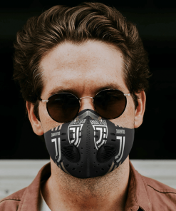 Juventus FACE MASK SPORT WITH FILTERS CARBON PM 2.5