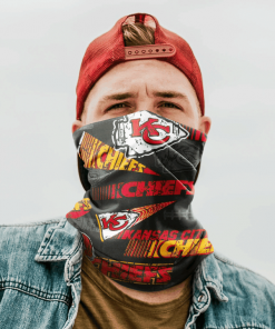 KANSAS CITY CHIEFS FOOTBALL NECK GAITER