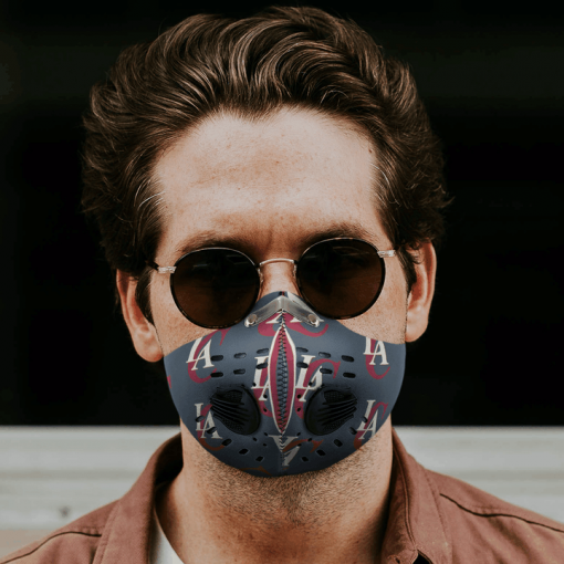 LA Clippers FACE MASK SPORT WITH FILTERS CARBON PM 2.5