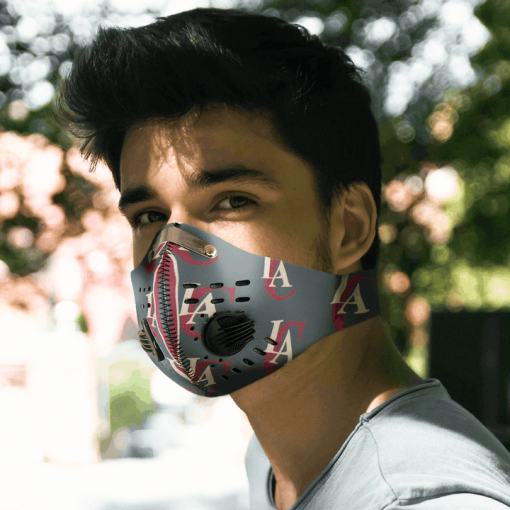 LA Clippers FACE MASK SPORT WITH FILTERS CARBON PM 2.5