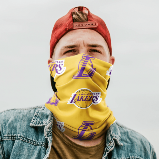 LOS ANGELES LAKERS BASKETBALL NECK GAITER