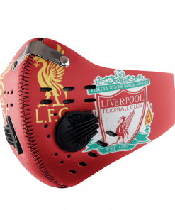 Liverpool FC FACE MASK SPORT WITH FILTERS CARBON PM 2.5